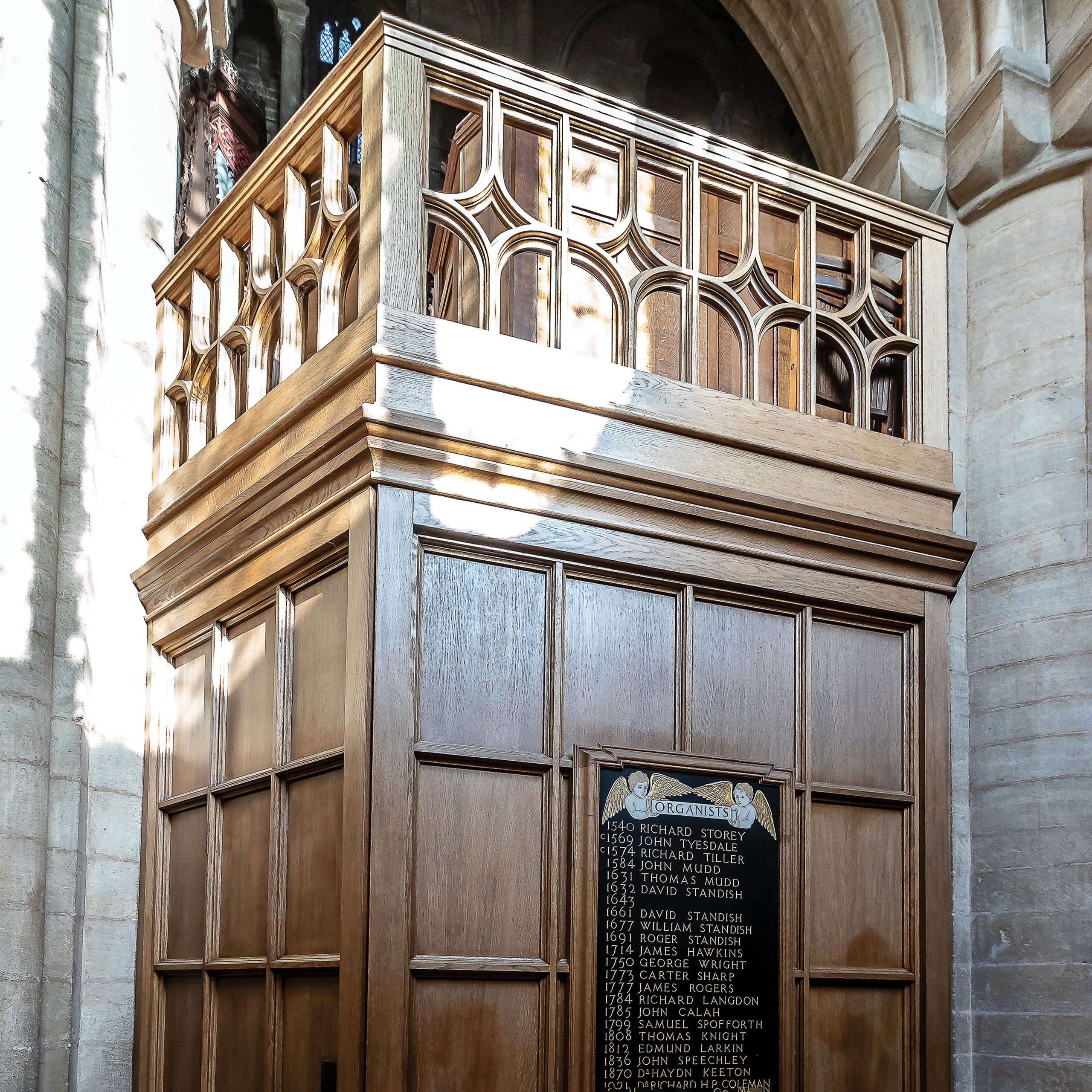 Ecclesistical joinery
